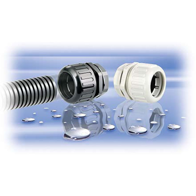 快插式防水尼龍盒接頭 (塑膠浪管用)